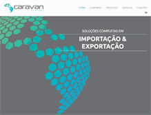 Tablet Screenshot of caravandobrasil.com.br